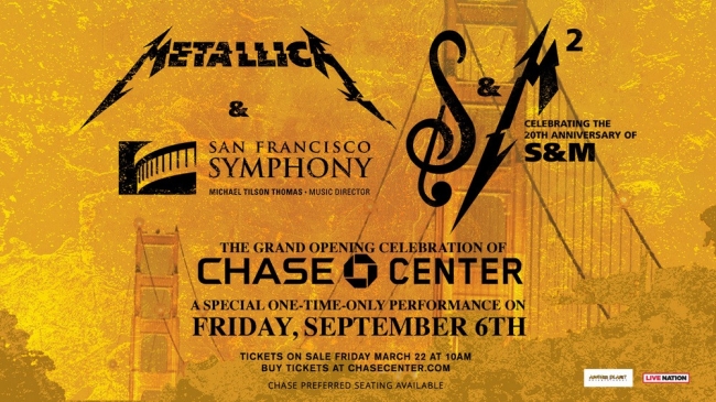 Música: Metallica volverá a tocar con la Orquesta Sinfónica de San Francisco